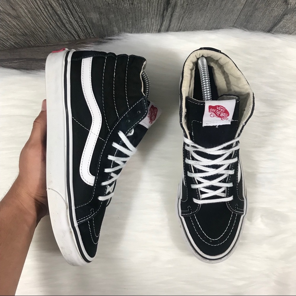 Vans Black High Top Sneakers